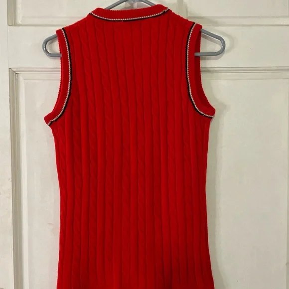 Vintage 70s chunky sweater vest - Picture 2 of 4